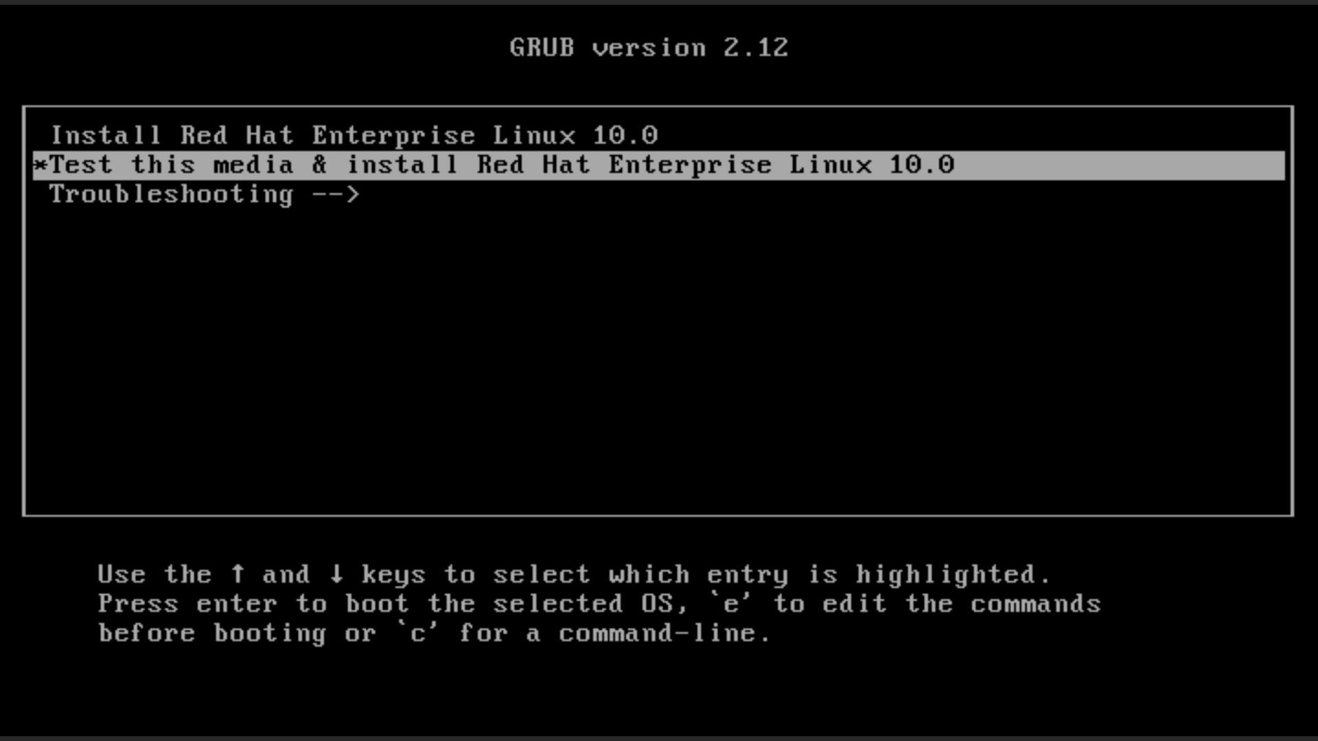 Testing installation media